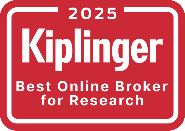 2025 Kiplinger's Best Online Broker for Research awarded to bettervestrade